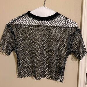 Fish net top from H&M collection ‘Divided’